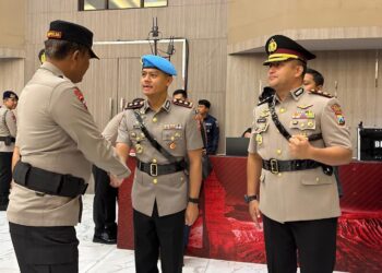 AKBP Rovan Akhiri Tugas, Tongkat Komando Polres Gresik Beralih ke AKBP Ramadhan Nasution