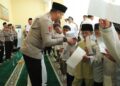 Gelar Binrohtal dan Santuni Anak Yatim, Polres Gresik Peringati Isra Mi’raj 1447 H