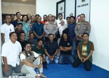 Sambangi Kantor PWI Gresik, Kapolres: Perkuat Sinergitas dan Bangun Komunikasi Harmonis