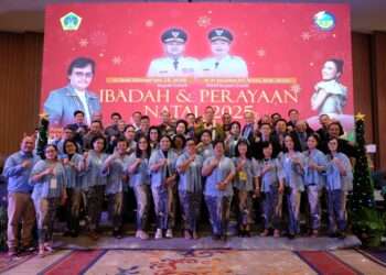 Natal Bersama BAMAG Gresik, Tegaskan Harmoni Lintas Iman Kunci Pembangunan Daerah