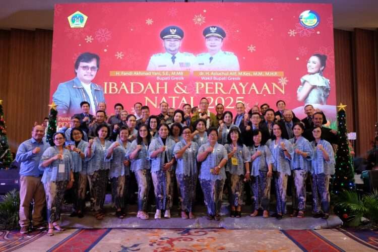 Natal Bersama BAMAG Gresik, Tegaskan Harmoni Lintas Iman Kunci Pembangunan Daerah