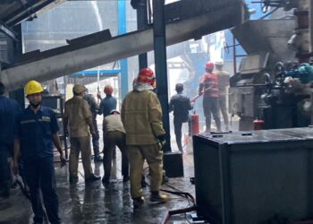Pabrik Minyak Goreng di Gresik Terbakar, Dugaan Akibat Jalur Strainer Bocor