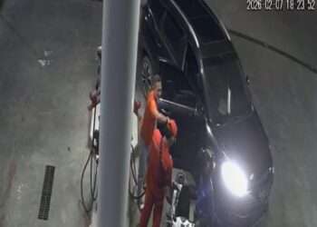 Aksi Kekerasan Oknum Pegawai Kecamatan di Tuban ke Karyawan SPBU Terekam CCTV