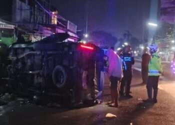 Mobil Panther Tabrak Bentor di Tulungangung, Pelaku Lari Hingga Kediri