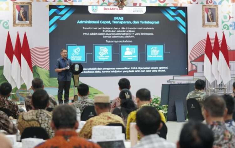 Guru Fokus Mengajar, Dindik Jatim Digitalisasi Administrasi Lewat IMAS