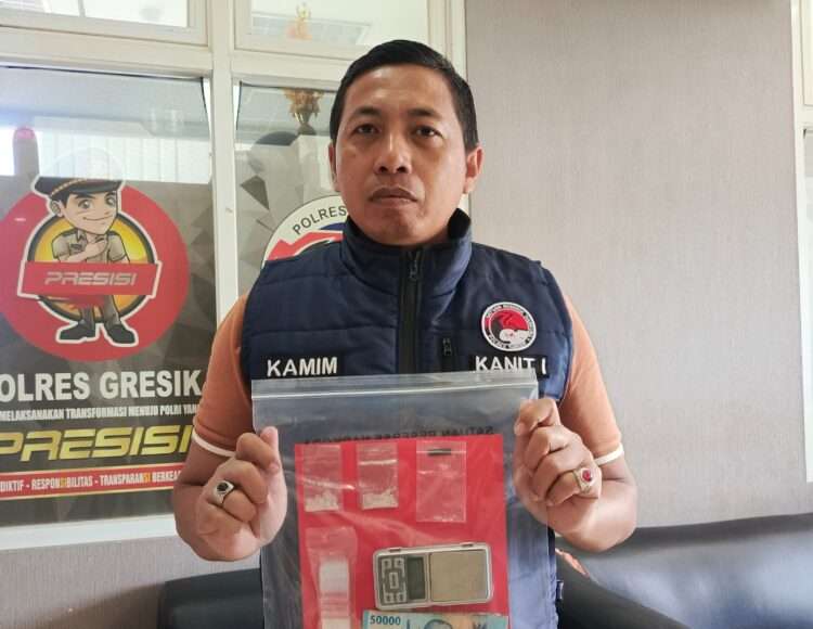 Edarkan Sabu di Bawean, Pria asal Cilacap Ditangkap Satresnarkoba Polres Gresik