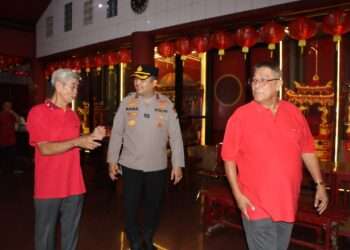 Jelang Puncak Imlek, Kapolres Gresik Pastikan Pengamanan Berjalan Optimal