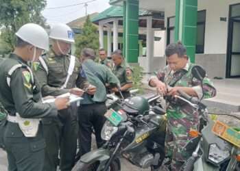 Tingkatkan Disiplin Prajurit, Kodim 0817/Gresik Gelar Sosialisasi Gaktib Ops Yustisi