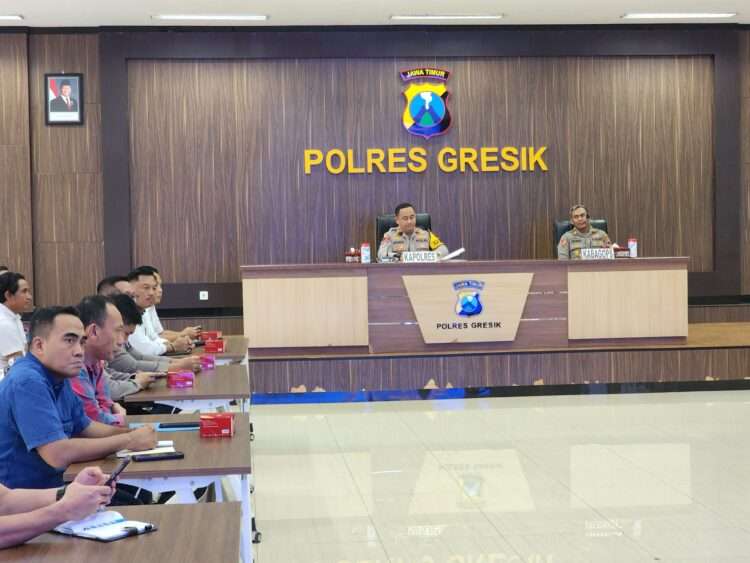 Gelar Latpra Ops Pekat Semeru 2026, Polres Gresik Bersih-Bersih Ramadan