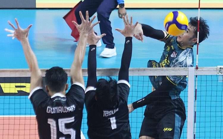 Kalahkan Medan Falcons, Surabaya Samator Pastikan Lolos Final Four