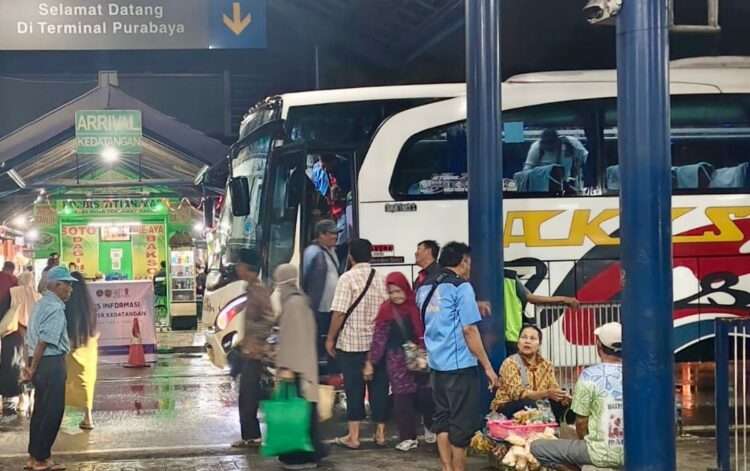 Jelang Lebaran, Terminal Purabaya Siagakan Seribu Lebih Armada Bus