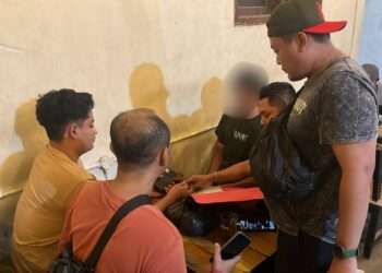 Bawa Serbuk Petasan 2 Kg, Pemuda Trenggalek Ditangkap Satreskrim Polres Gresik di Warkop