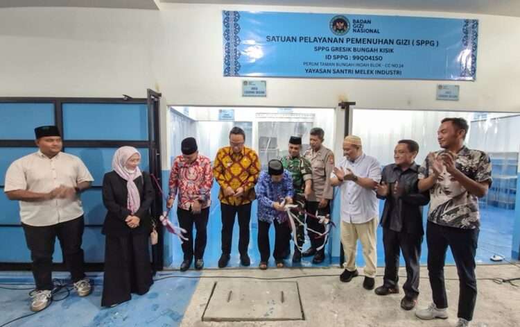 Wabup Gresik Resmikan Dapur SPPG Sinar Giri, Pastikan Makanan Bergizi Tetap Higienis