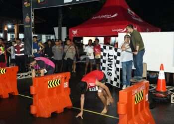 Ratusan Pemuda Adu Cepat di Lomba Lari 100 Meter Kapolres Cup Situbondo