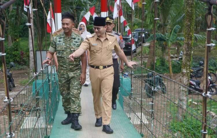 Mas Ipin Apresiasi Presiden dan TNI atas Pembangunan Jembatan Garuda di Trenggalek