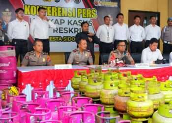 Kedok Rumah Kosong, Sindikat Oplosan Gas di Sidoarjo Omzet Belasan Juta