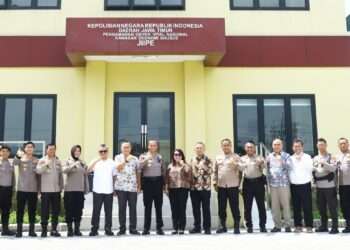 JIIPE Serahkan Kantor Polisi Khusus untuk Perkuat Pengamanan Obvitnas di Gresik