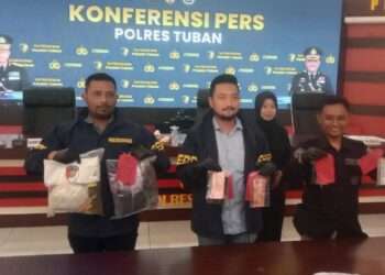 Modus Belanja Murah di Pasar, Tiga Pengedar Uang Palsu Diciduk Polisi Tuban