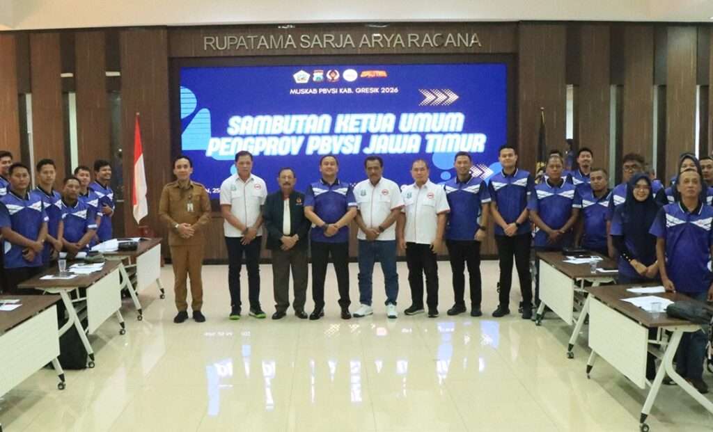 Muskab PBVSI Gresik 2026, Kapolres: Voli Gresik Tembus Level Nasional